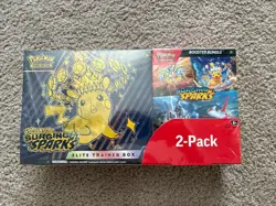 Pokemon Surging Sparks ETB & Booster Bundle 2-pack. Factory Sealed - Image 1