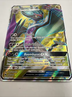 Pokemon Card TCG - Noivern GX 141/147 Full Art Ultra Rare Burning Shadows NM/LP - Image 2