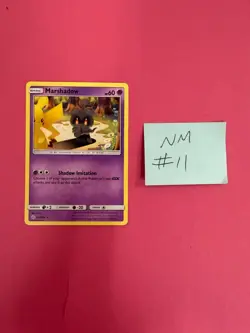 2019 POKEMON TCG MARSHADOW 103/236 Cosmic Eclipse Non Holo RARE NM Pikachu #11 - Image 1