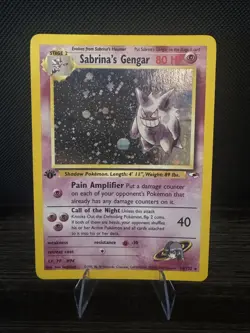Pokemon TCG Sabrina's Gengar Gym Challenge Holo 1st Edition 14/132 NM - Image 1