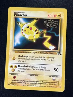 Pikachu 1999 Promos - Wizards Black Star Basic/Promo #4 Bent HP Damage - Image 1