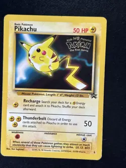 Pikachu 1999 Promos - Wizards Black Star Basic/Promo #4 Bent HP Damage - Image 3