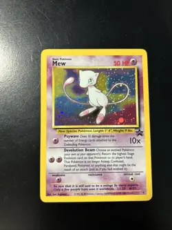 Pokemon Mew Black Star Promo 9 Holo Vintage WOTC - Image 1