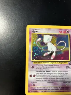 Pokemon Mew Black Star Promo 9 Holo Vintage WOTC - Image 2
