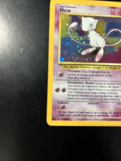 Pokemon Mew Black Star Promo 9 Holo Vintage WOTC - Image 3