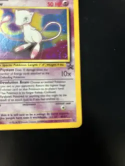 Pokemon Mew Black Star Promo 9 Holo Vintage WOTC - Image 4