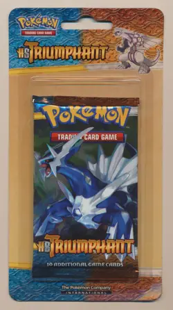 Pokemon HS Triumphant Blister Booster Pack Dialga Artwork FACTORY SEALED!! - Image 1