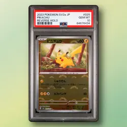 Pikachu - PSA 10 - Reverse Holo - Pokemon Card 151 SV2a 025/165 Japanese - Image 1