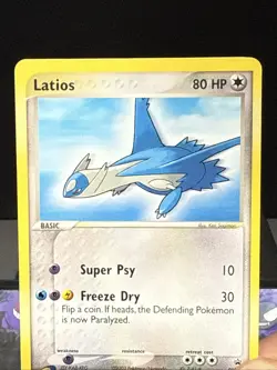 Pokemon Card Latios 015 Non Holo Nintendo Black Star Promo Light Play - Image 2