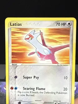 Pokemon Card Latias 014 Nintendo Black Star Promo Non Holo Light Play - Image 2