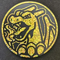 Charizard Holographic Jumbo Coin New Unused Condition Offical Pokemon Coin NM - Image 1