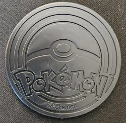 Pikachu 25th Ann. Celebrations Silver Holographic Jumbo Coin Offical Pokemon NM - Image 2