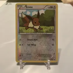 Eevee 84/108 Foil Dark Explorers Pokemon Card - Image 1