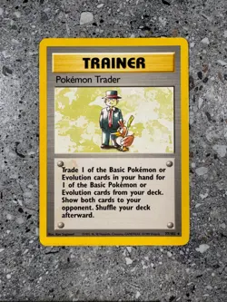 Pokemon TCG Cards Pokemon Trader 77/102 Base Set Rare NM - Image 1