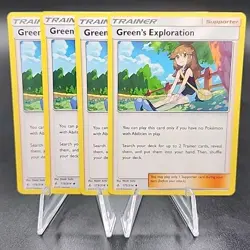 X4 Sun & Moon Unbroken Bonds 175/214 Green's Exploration Pokemon Playset - Image 1