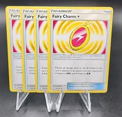 X4 Sun & Moon Unbroken Bonds 172/214 Fairy Charm Pokemon Trainer Playset - Image 1