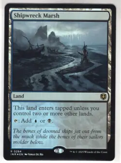 MTG Innistrad Remastered Foil Card #284 Shipwreck Marsh - Image 1