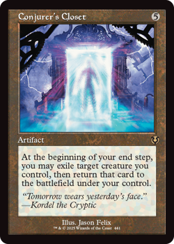 MTG Innistrad Remastered Retro Frame Card #441 Conjurer's Closet - Image 1