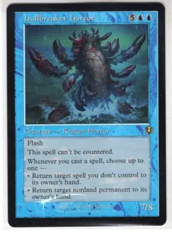 MTG Innistrad Remastered Foil Retro Frame Card Hullbreaker Horror - Image 1
