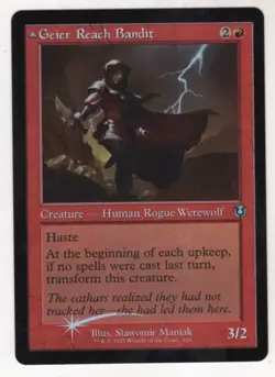 MTG Innistrad Remastered Foil Retro Frame Card Geier Reach Bandit - Image 1