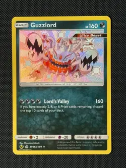 Guzzlord SV26/SV94 Holo Pokemon Card Hidden Fates Baby Shiny - Image 1