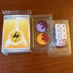 NEW Pokemon TCG 10 white flare Card Booster Pack Sealed ETB 65 Sleeves Energy - Image 5