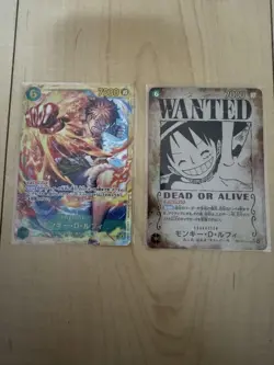 ONE PIECE Card Luffy OP13-118 Wanted Poster OP13-110 Carrying On His Will Set JP - Image 1