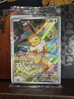 Sealed Pokemon Eevee 173 Prismatic Evolutions SV Scarlet Violet Promo Rare Card - Image 1