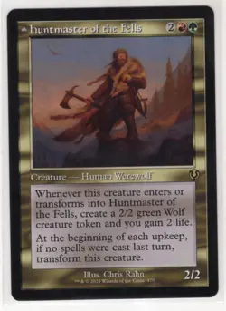 MTG Innistrad Remastered Retro Frame Card #470 Huntmaster of the Fells - Image 1