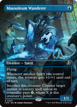 MTG Innistrad Remastered Borderless Card #305 Mausoleum Wanderer - Image 1