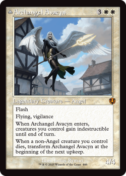 MTG Innistrad Remastered Retro Frame Card #449 Archangel Avacyn - Image 1
