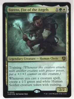 MTG Innistrad Remastered Foil Card #250 Torens, Fist of the Angels - Image 1