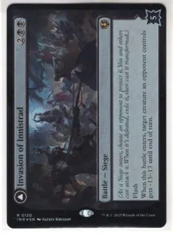 MTG Innistrad Remastered Foil Card #120 Invasion of Innistrad / Deluge of Dead - Image 1