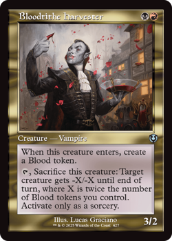 MTG Innistrad Remastered Retro Frame Card Bloodtithe Harvester - Image 1