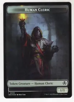 MTG Innistrad Remastered Foil Double Sided Token Card #6/19 Demon / Cleric - Image 2