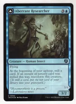 MTG Innistrad Remastered Foil Card #52 Aberrant Researcher - Image 1