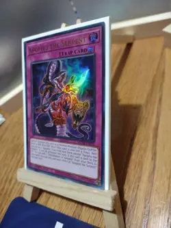 YuGiOh Card Apophis the Serpent 1st Edition Ultra Rare MZTM-EN010 (Crease Mark). - Image 2