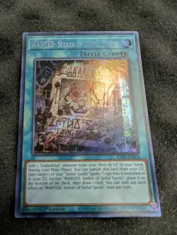Yugioh! WANTED: Seeker of Sinful Spoils - RA03-EN074 - Secret Rare - 1st Edition - Image 1