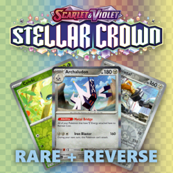 Pokemon TCG SV07: Stellar Crown - Choose Your Card | Rare & Reverse Holo - Image 1