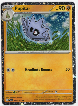 Pupitar 111/193 Cosmos Holo Paldea Evolved Pokemon Card - Image 1