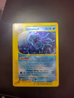 Pokemon Card Tentacruel Aquapolis Holo Rare H26/H32 Excellent - Near Mint SWIRL - Image 3