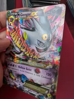 M Gengar EX XY166 Promo Holo Pokemon Card Excellent - Near Mint Condition - Image 3