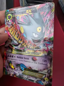M Gengar EX XY166 Promo Holo Pokemon Card Excellent - Near Mint Condition - Image 4