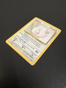 Chansey 3/102 Base Set Unlimited 1999 Pokemon Card Holo Rare NM - Image 3