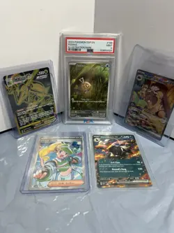 🔥 Pokemon Card Lot PSA 9 Feebas, Rayquaza VMAX, Houndoom ex, Mabosstiff,Trainer - Image 1