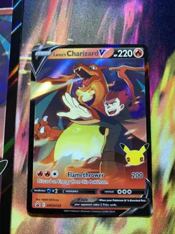 Lance's Charizard V SWSH133 Celebrations - JUMBO & REGULAR - NM - BONUS CARD - Image 3