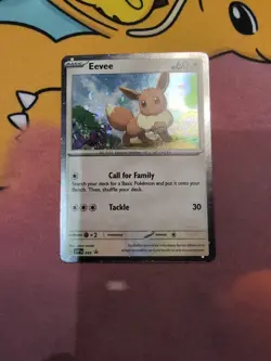 Eevee 43 Pokemon Black Star Promo Cosmos Holo English Card Pokemon TCG - Image 1