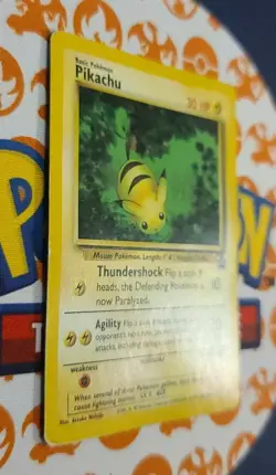 Pikachu Black Star Promo 27 HP/DMG Promo Pokemon Card Heavily Played/Damaged - Image 3