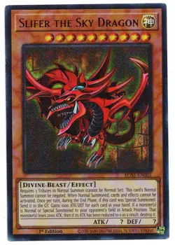 Yu-Gi-Oh! Card: Slifer the Sky Dragon EGS1-EN001 1st Edition Ultra Rare! NM - Image 1
