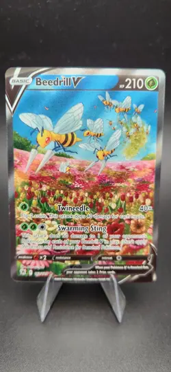 Beedrill v Alternate Full Art Holo Card 161/189 Swsh10: Astral Radiance - Image 1